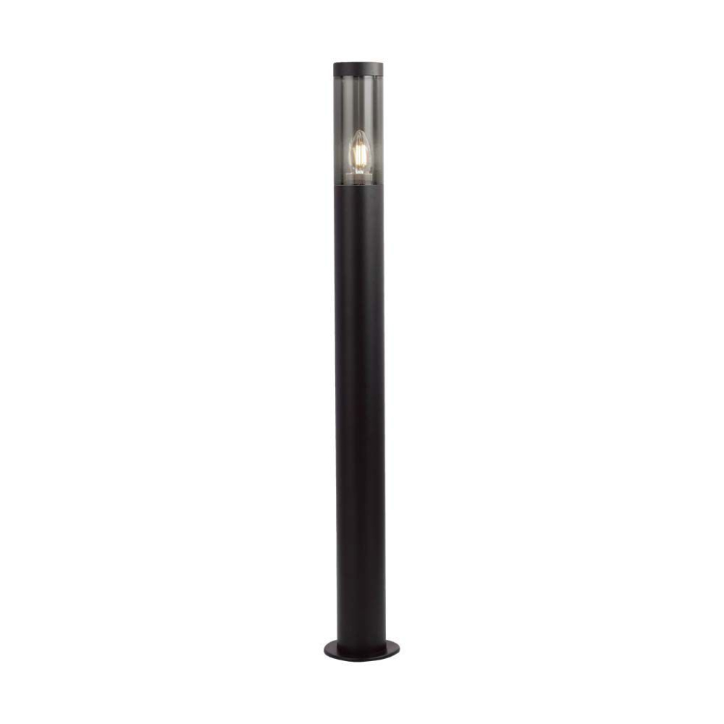 [VQ226104721] BALIZA DE JARDÍN E27 SOPORTE 1M ALTURA CUERPO NEGRO IP44