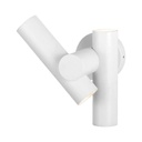 [VQ226104741] APLIQUE DE PARED LED 2X2 6W 2 VÍAS CUERPO BLANCO IP44 3000K