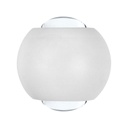 [VQ226105851] APLIQUE LED 2W 'LUZ ARRIBA Y ABAJO' CUERPO BLANCO IP54 3000K