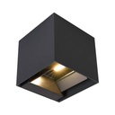 [VQ226118841] APLIQUE SOLAR LED COB 9W CON SENSOR PIR 3000K CUERPO NEGRO IP65