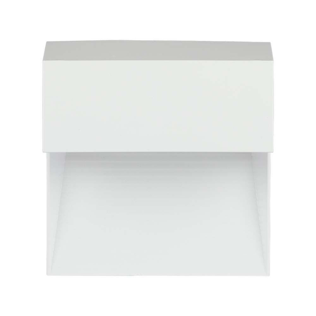 [VQ2261214031] BALIZA PARED LUZ INDIRECTA LED 3W CUERPO BLANCO 4000K