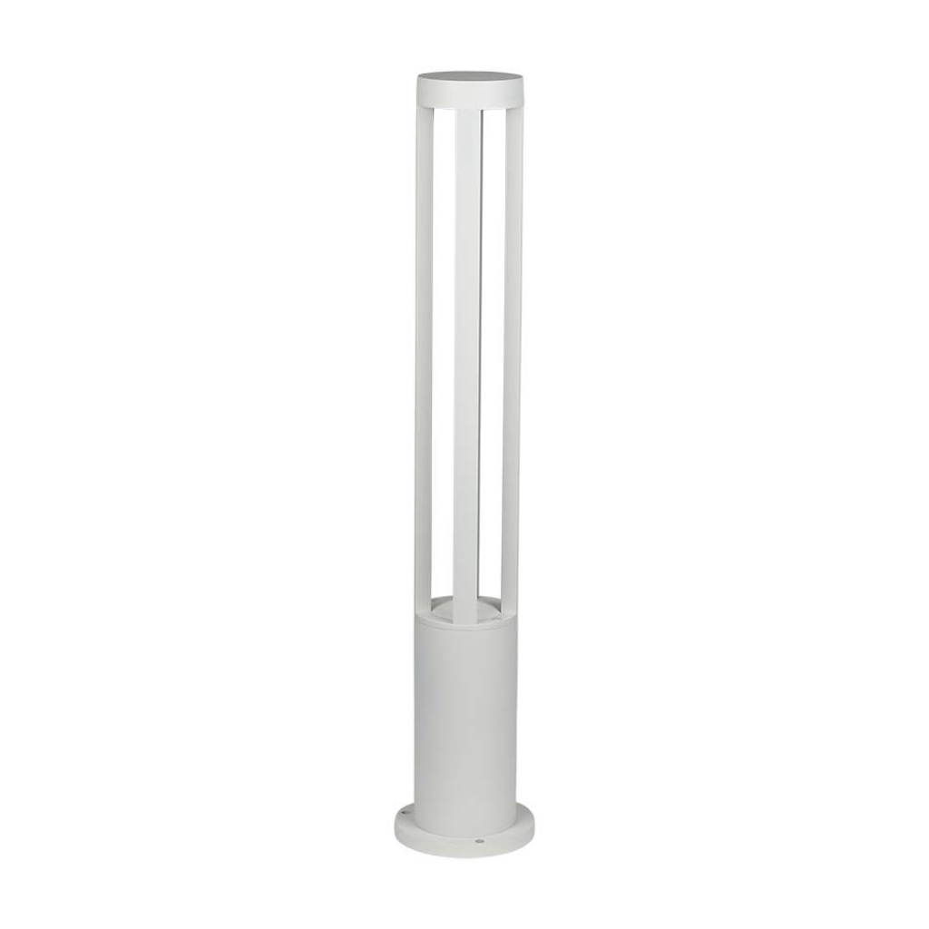 [VQ2261283261] BALIZA DE JARDÍN LED 10W CUERPO BLANCO ALTURA 80CM 4000K