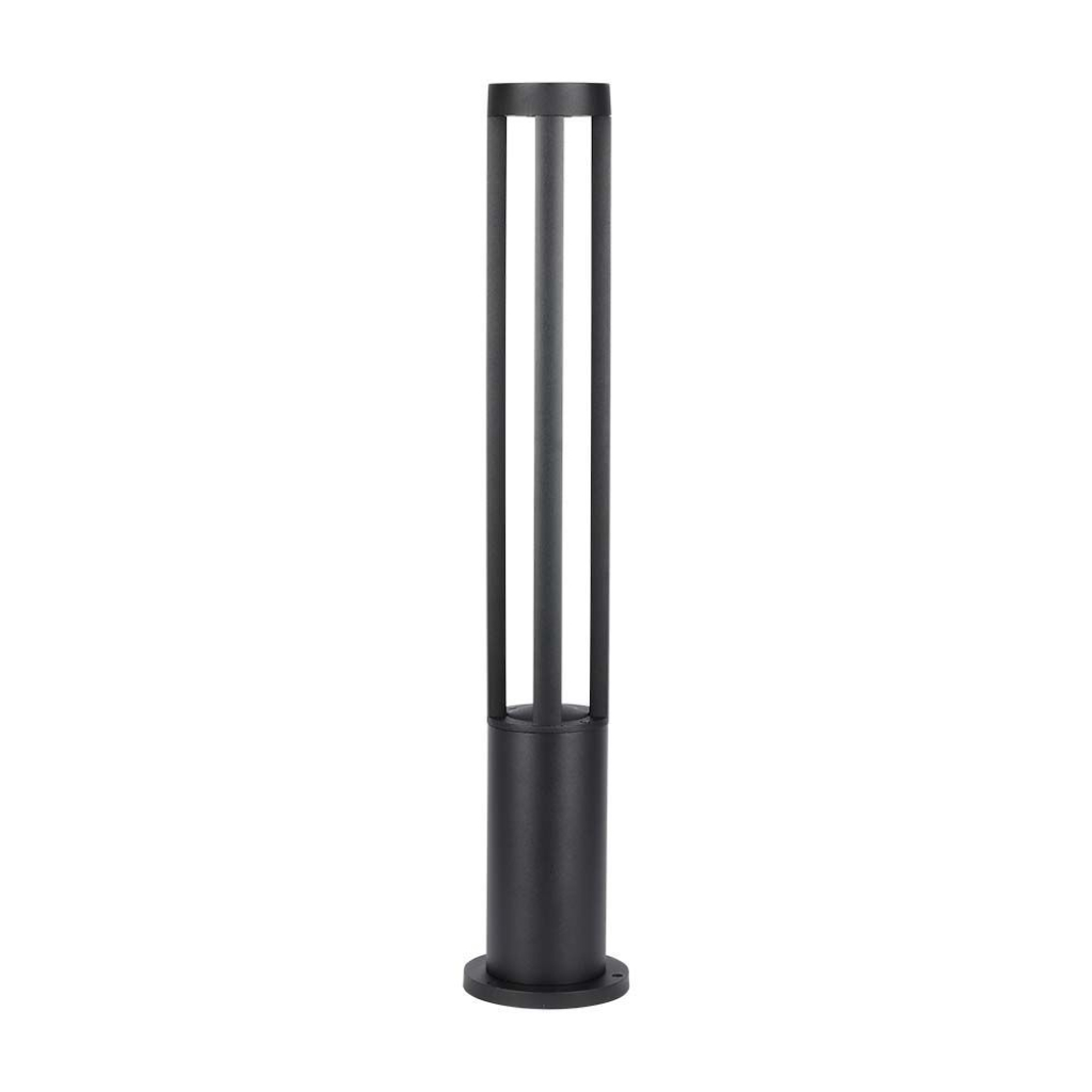[VQ2261283331] BALIZA DE JARDÍN LED 10W CUERPO NEGRO ALTURA 80CM 6400K