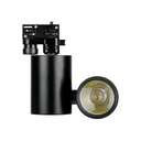 [VQ22613031] FOCO DE CARRIL LED 15W CUERPO NEGRO CRI>95 6400K