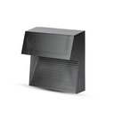 [VQ22613991] BALIZA PARA PELDAÑO LED 3W CUERPO NEGRO CUADRADO 4000K