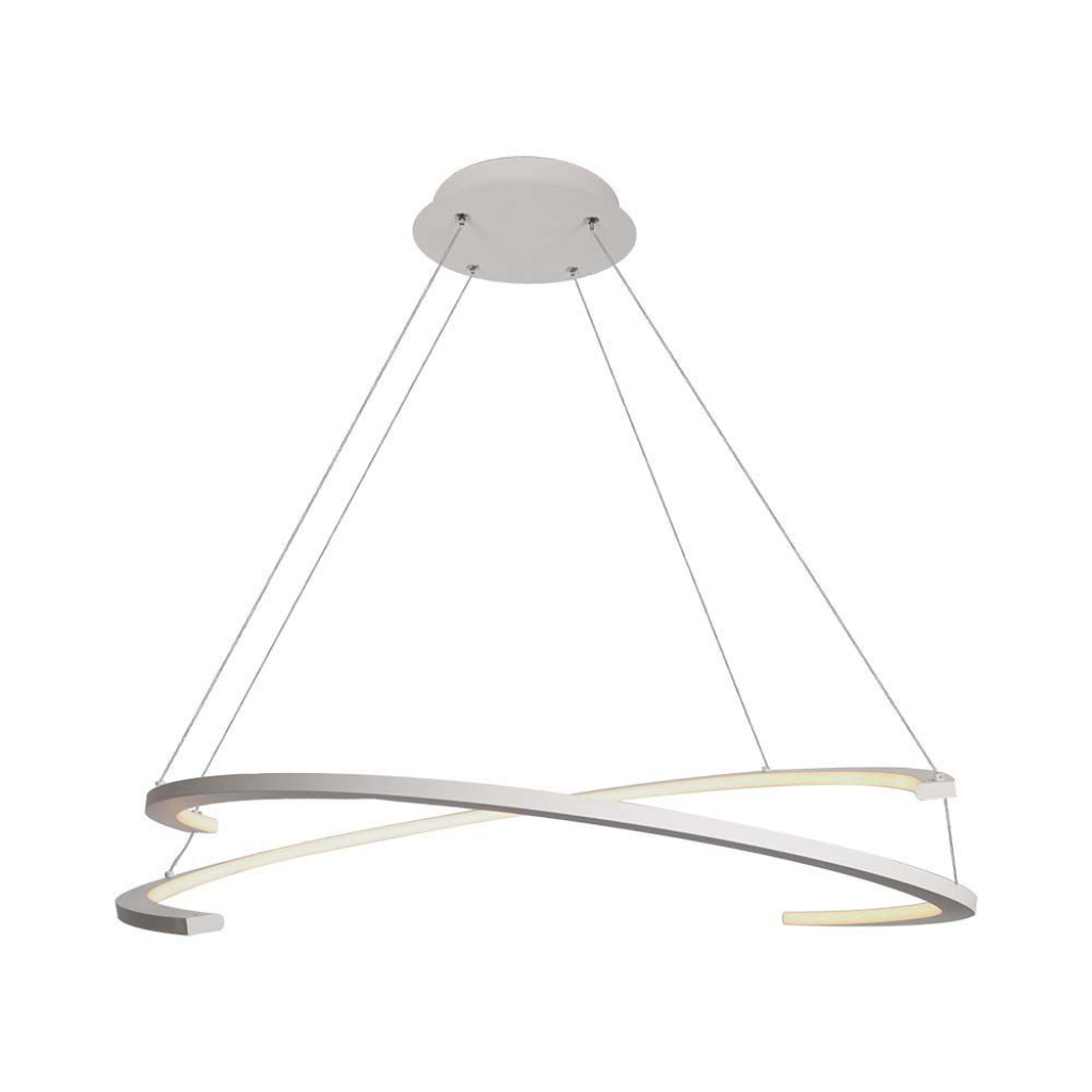[VQ226149871] LÁMPARA DE TECHO LED 48W DE DISEÑO LUZ COLGANTE 800*1200MM TRIAC REGULABLE CUERPO BLANCO 4000K