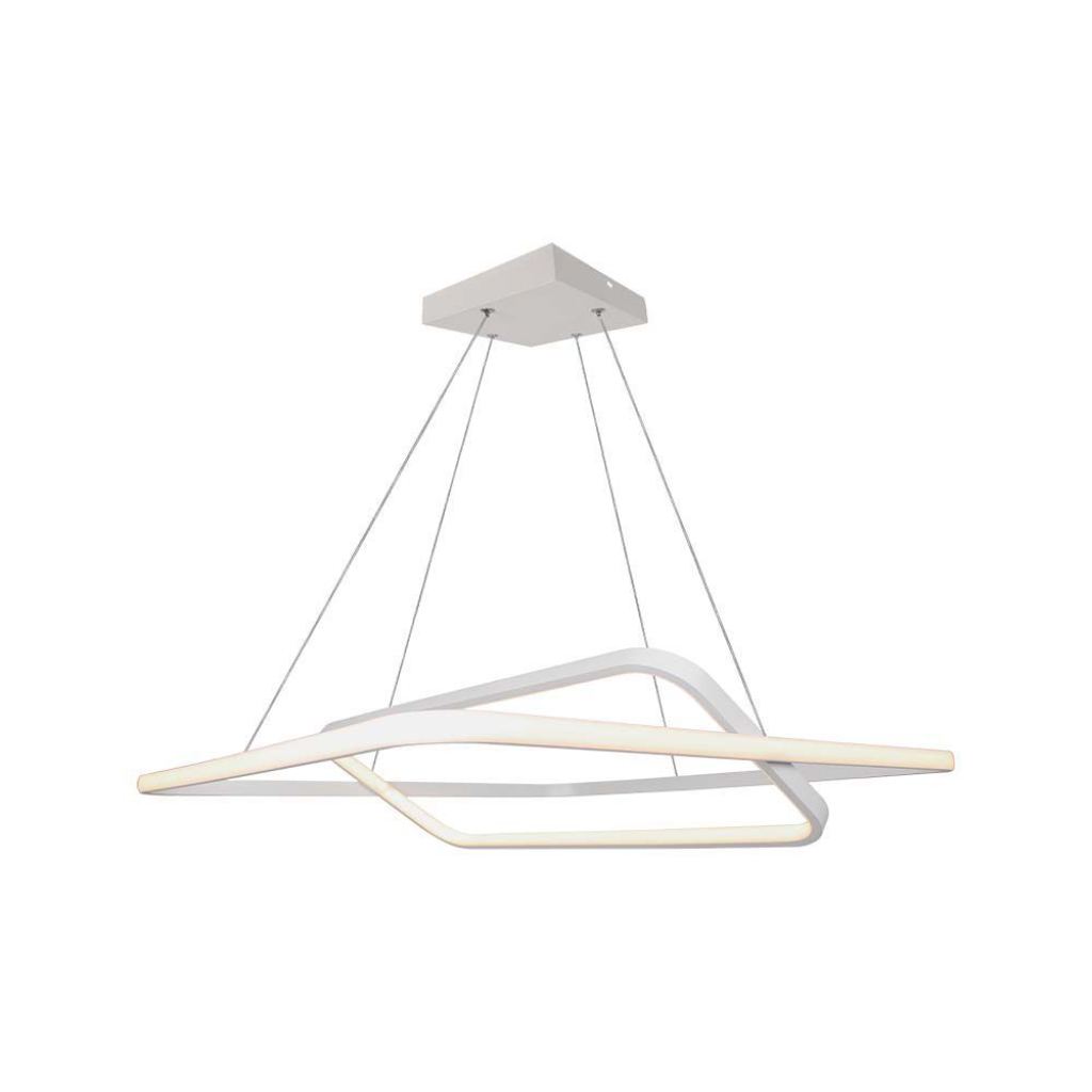 [VQ226149881] LÁMPARA COLGANTE DE METAL DE DISEÑO LED DE 50 W 600 X 600 X 1200 MM BLANCA 3000 K REGULABLE