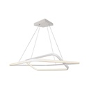 [VQ226149891] LÁMPARA DE TECHO COLGANTE DE METAL DE DISEÑO LED DE 50W 600X60 X1200MM BLANCA 4000 K REGULABLE