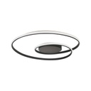 [VQ226149901] PLAFÓN LED 48W DESIGNER 600*50MM TRIAC NEGRO 3000K REGULABLE