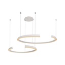 [VQ226149921] LÁMPARA DE TECHO LED 48W DE DISEÑO CUERPO BLANCO 1100X800X1200MM TRIAC REGULABLE 3000K