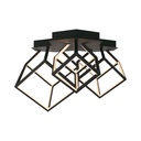 [VQ226153421] PLAFÓN LED 46W DE DISEÑO CUERPO NEGRO 3000K
