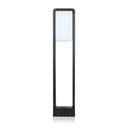 #[VQ226201131] BALIZA DE JARDÍN LED 10W CHIP SAMSUNG CUERPO NEGRO IP65 3000K