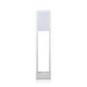[VQ226201181] BALIZA DE JARDÍN LED 10W CHIP SAMSUNG CUERPO BLANCO IP65 6400K