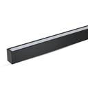 [VQ226204621] LUMINARIA LINEAL LED 40W CHIP SAMSUNG PARA MONTAJE SUSPENDIDO CUERPO NEGRO REGULABLE 3000K