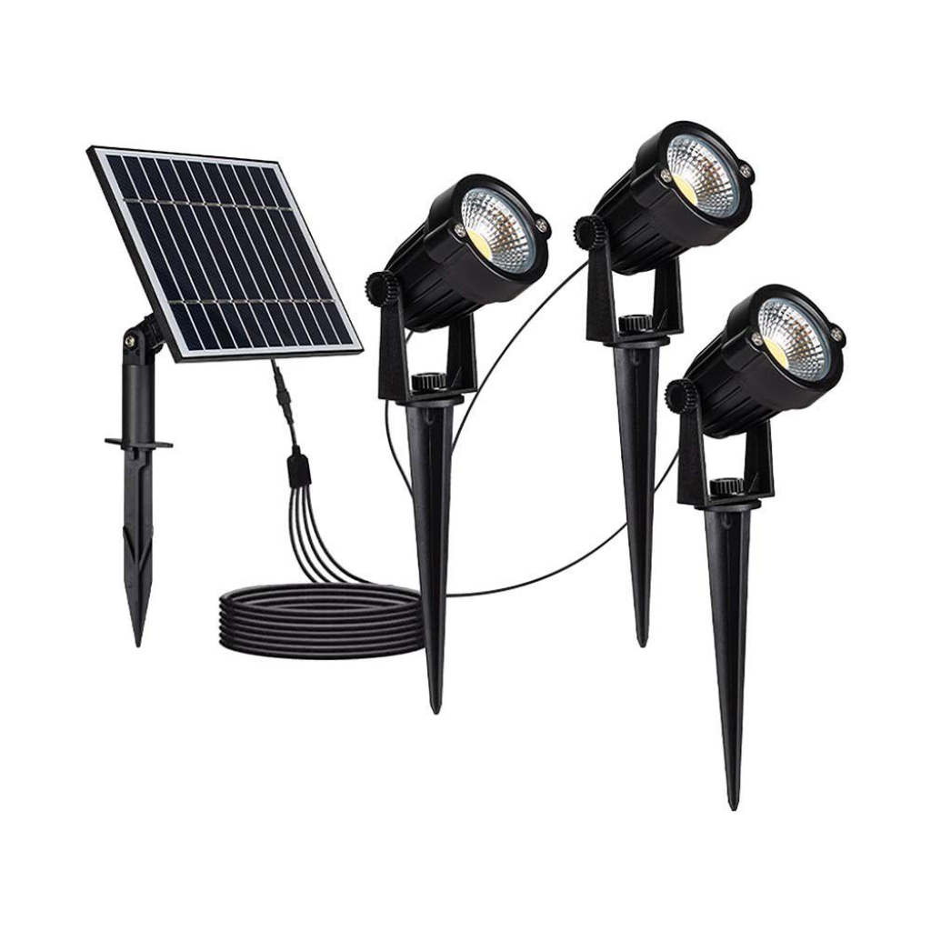 [VQ226204891] PIQUETA DE JARDÍN SOLAR LED 1.2W CUERPO NEGRO IP65 (PACK 3) 3000K