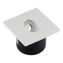 [VQ2262112101] BALIZA DE PELDAÑO LED CUADRADA 3W LUZ OBLICUA IP20 4000K