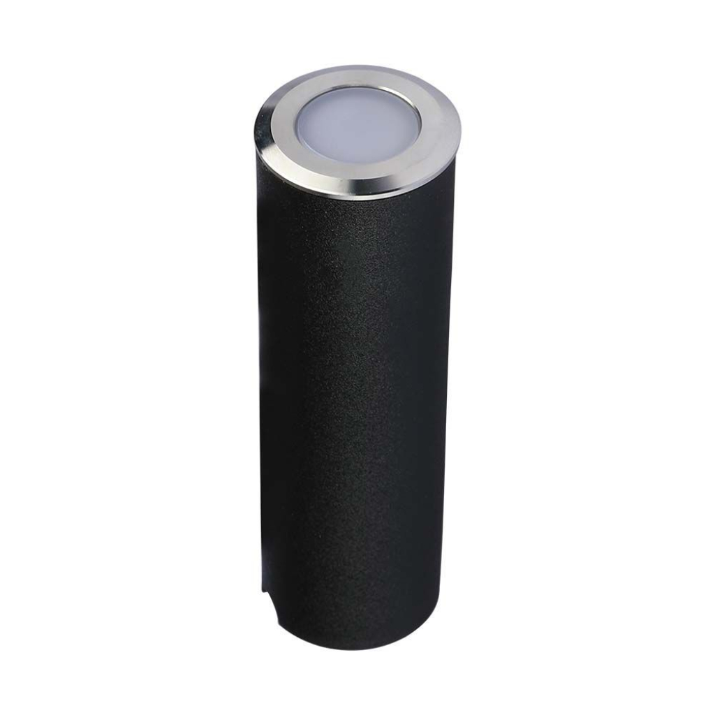 [VQ2262114631] BALIZA PARED LUZ INDIRECTA LED 0.5W CUERPO GRIS 3000K