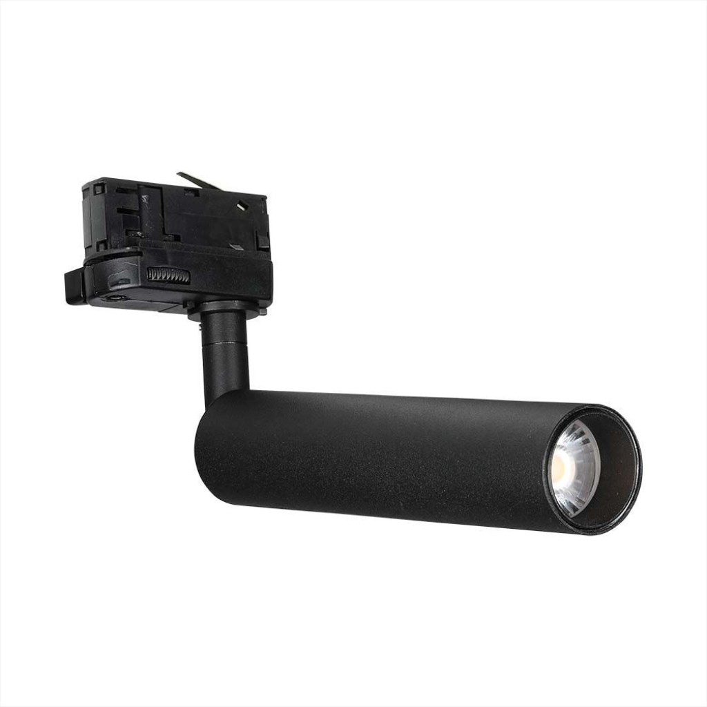 [VQ226213551] FOCO DE CARRIL LED 7W CHIP SAMSUNG CUERPO NEGRO 5000K