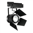 [VQ226213721] FOCO DE CARRIL LED 33W CHIP SAMSUNG CUERPO NEGRO 4000K