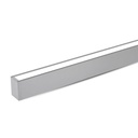 [VQ226213841] LUMINARIA LINEAL LED 40W CHIP SAMSUNG CUERPO PLATEADO REGULABLE 4000K