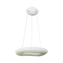 [VQ2262139591] LÁMPARA DE TECHO COLGANTE LED 36W DE DISEÑO REDONDO D:600*H2000 REGULABLE CUERPO BLANCO CCT
