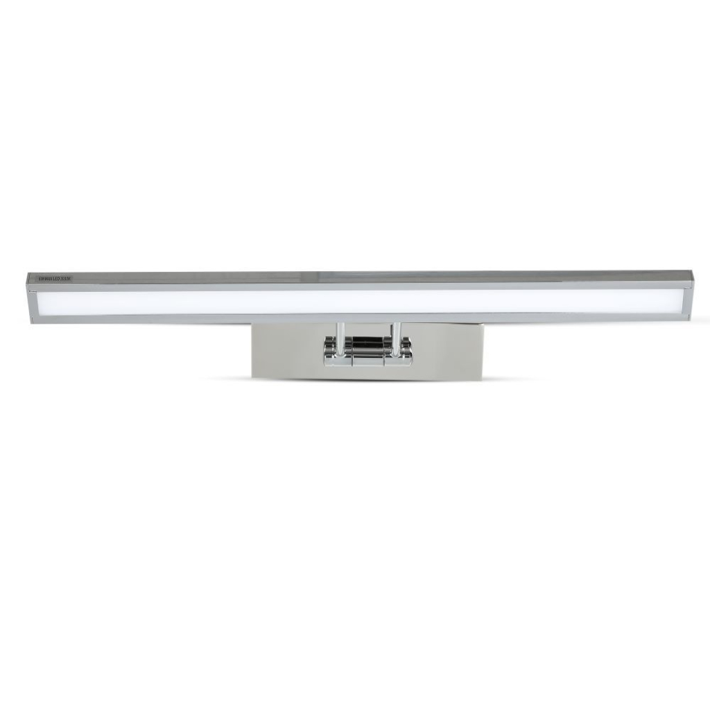 [VQ2262139841] LÁMPARA PARA ESPEJO LED 8W CROMO Ф455MM 3000K