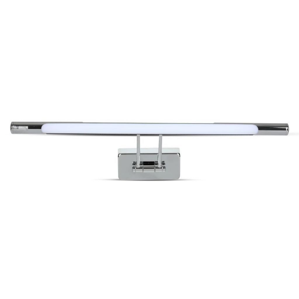 [VQ2262139851] LÁMPARA PARA ESPEJO LED 8W CROMO Ф500MM 3000K