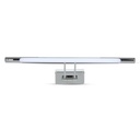 [VQ2262139851] LÁMPARA PARA ESPEJO LED 8W CROMO Ф500MM 3000K