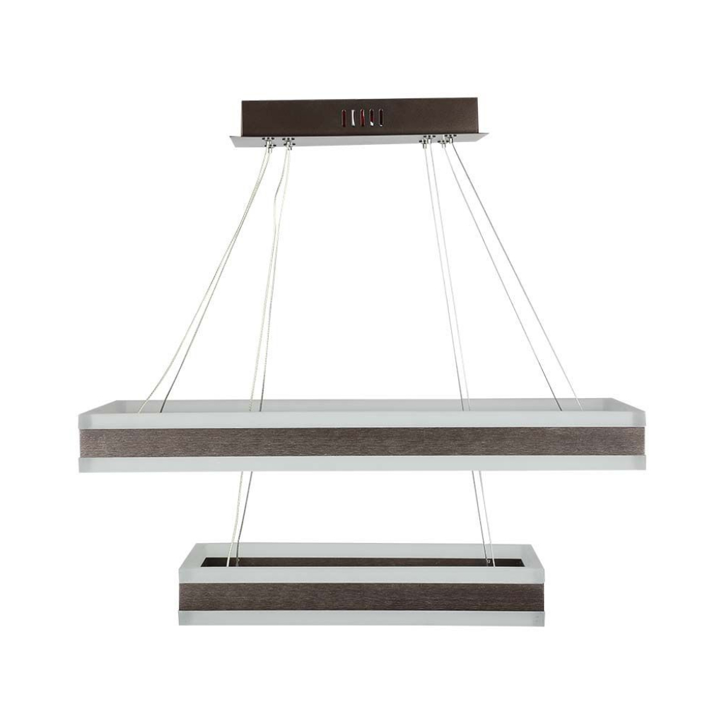 [VQ2262139881] LÁMPARA DE TECHO ARAÑA LED 113W REGULABLE COLOR CAFÉ 3000K