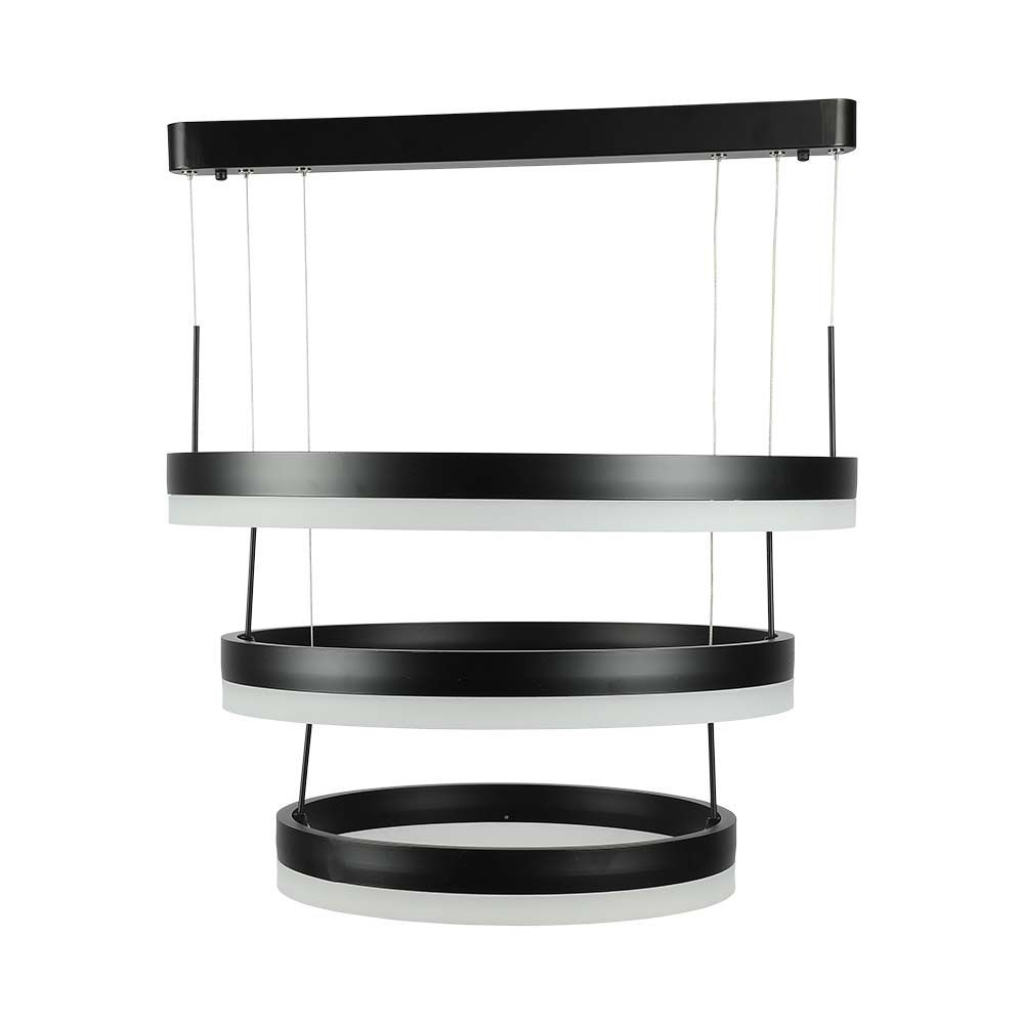 [VQ2262139901] ARAÑA DE LUZ SUAVE 86W REGULABLE NEGRO 3000K