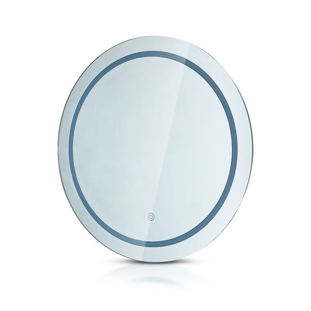 [VQ22621404911] ESPEJO DE LED 8W REDONDO IP44 ANTINIEBLA CCT BOTÓN TÁCTIL