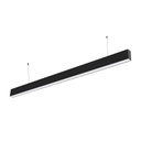 [VQ226216001] LUMINARIA LINEAL LED 40W CHIP SAMSUNG CUERPO NEGRO 6400K