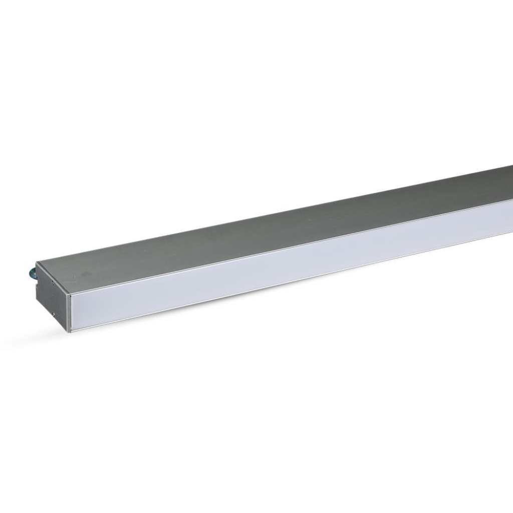 [VQ226216011] LUMINARIA LINEAL LED 40W CHIP SAMSUNG CUERPO PLATA 6400K