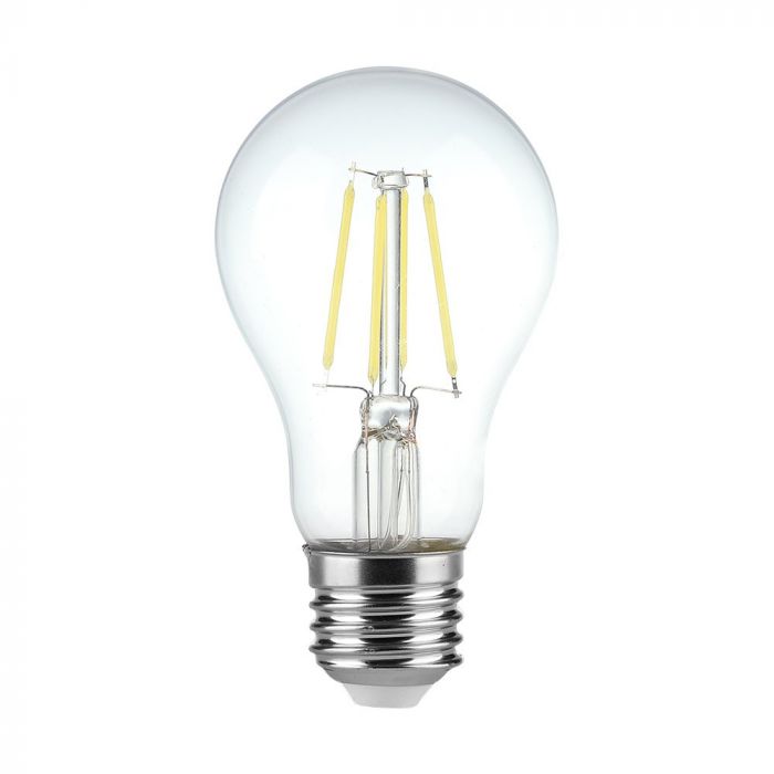 [VQ2262171201] BOMBILLA LED V-TAC E27 A60 4W FILAMENT 400LM 300° 60X105MM 6500K