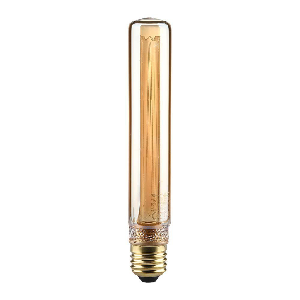 [VQ2262174731] BOMBILLA LED V-TAC E27 T30 2W FILAMENT 65LM 300° 30X185MM 1800K