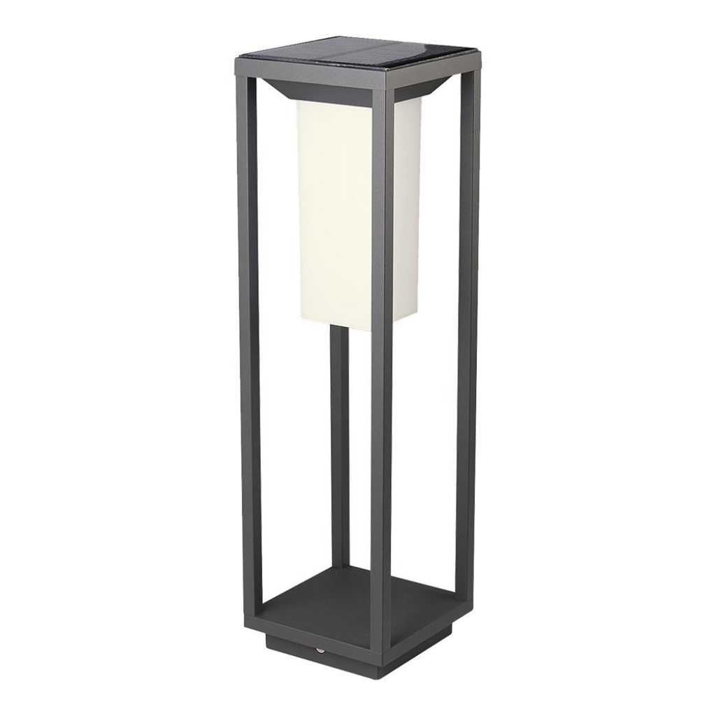 [VQ226217851] LÁMPARA DE SUELO SOLAR LED 4W CHIP SAMSUNG CUERPO GRIS 3000K