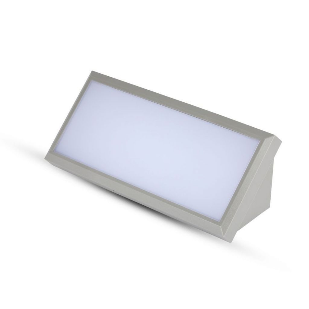 [VQ2262182331] APLIQUE LED 12W EXTERIOR CUERPO GRIS IP65 3000К