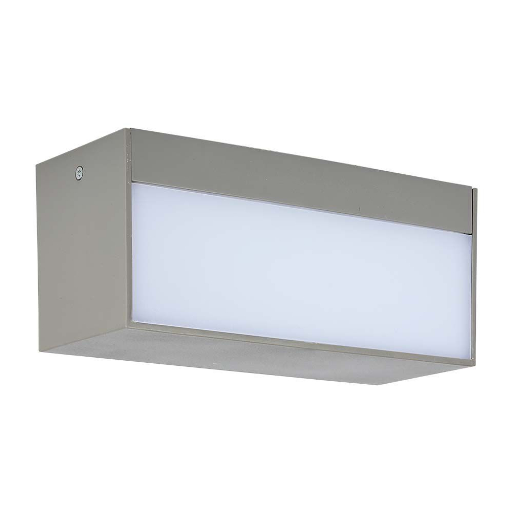 [VQ2262182421] APLIQUE EXTERIOR LED 12W UP/DOWN CUERPO GRIS IP65 3000K