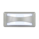 #[VQ2262182451] APLIQUE EXTERIOR LED 12W CUERPO GRIS IP65 3000K