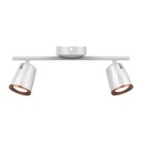 [VQ2262182541] APLIQUE LED DE TECHO 2X6W CUERPO BLANCO 3000K