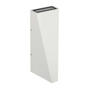 [VQ2262182951] APLIQUE DE PARED LED 6W LUZ ARRIBA Y ABAJO CUERPO BLANCO IP65 3000K