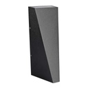 [VQ2262182971] APLIQUE DE PARED LED 6W LUZ ARRIBA Y ABAJO CUERPO NEGRO IP65 3000K