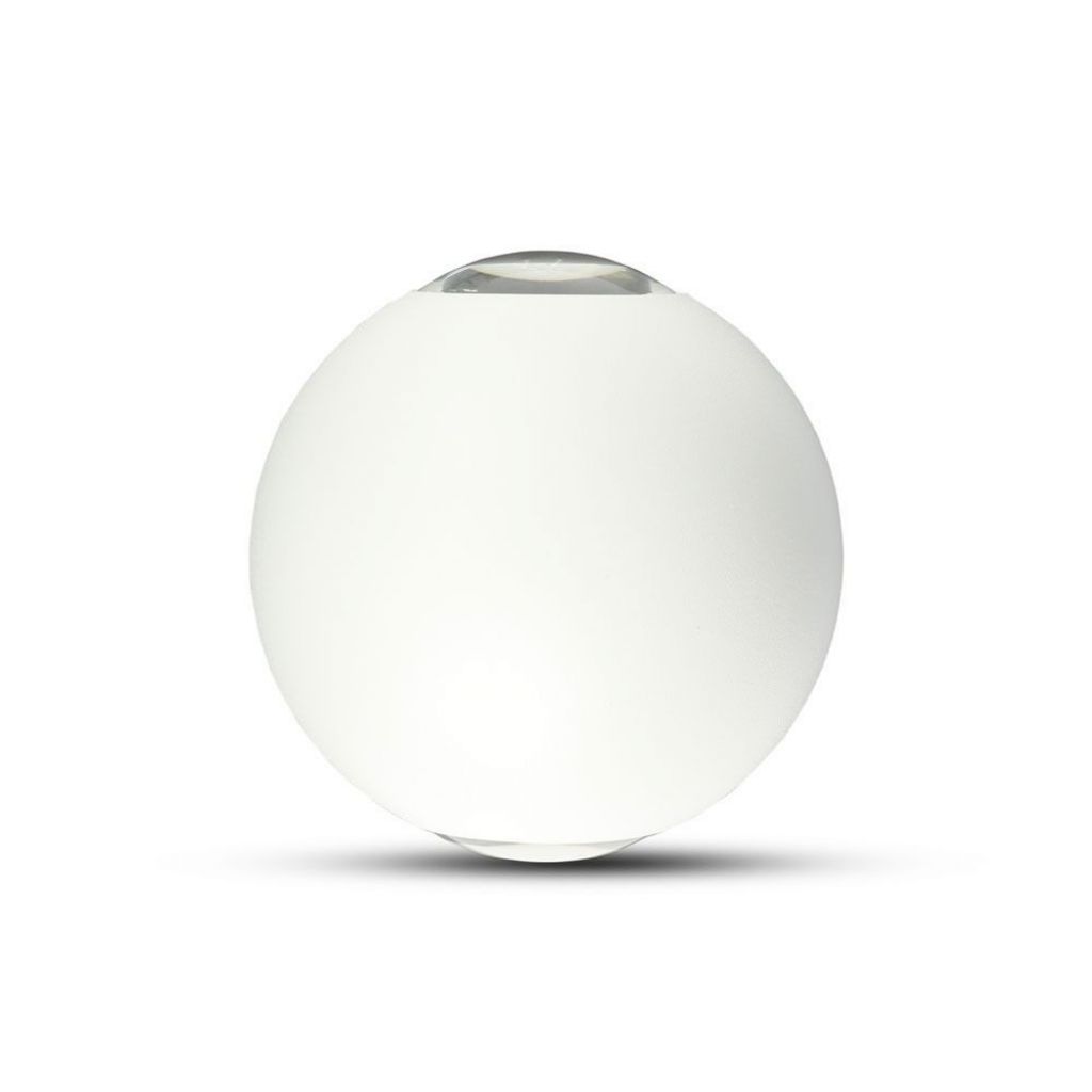 [VQ2262183021] APLIQUE DE PARED LED 6W CUERPO BLANCO REDONDO IP65 4000K