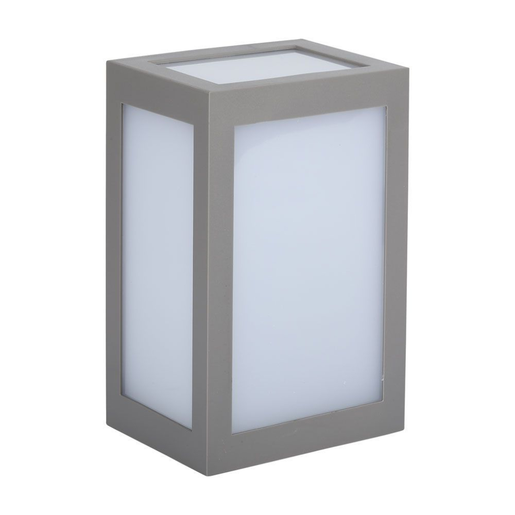 [VQ2262183381] APLIQUE DE EXTERIOR LED 12W CUERPO GRIS IP65 4000K