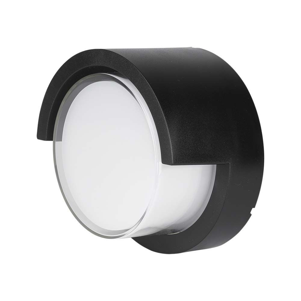 [VQ2262185381] APLIQUE DE PARED LED 12W CUERPO NEGRO REDONDO 4000K