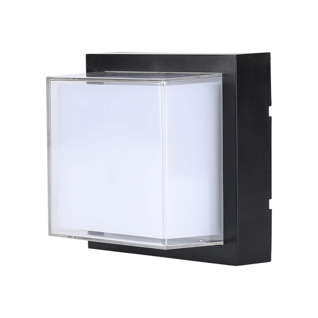 [VQ2262185441] APLIQUE DE PARED LED 12W CUERPO NEGRO CUADRADO 4000K