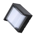 [VQ2262186101] APLIQUE LED 7W SAMI-FRAME NEGRO CUADRADO IP65 3000K
