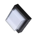 [VQ2262186121] APLIQUE DE PARED LED 7W CUERPO NEGRO CUADRADO 3000K