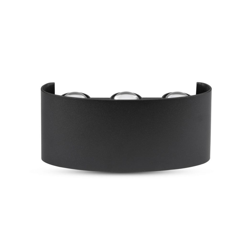 [VQ2262186161] APLIQUE DE PARED LED 5W ARRIBA Y ABAJO CUERPO NEGRO IP65 4000K