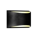 [VQ2262186841] APLIQUE DE PARED 9W BRIDGELUX CHIP CUERPO NEGRO IP54 4000K